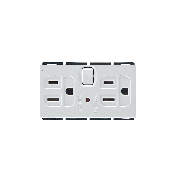 Energy Saving Grounding Duplex Universal Receptacle Modular